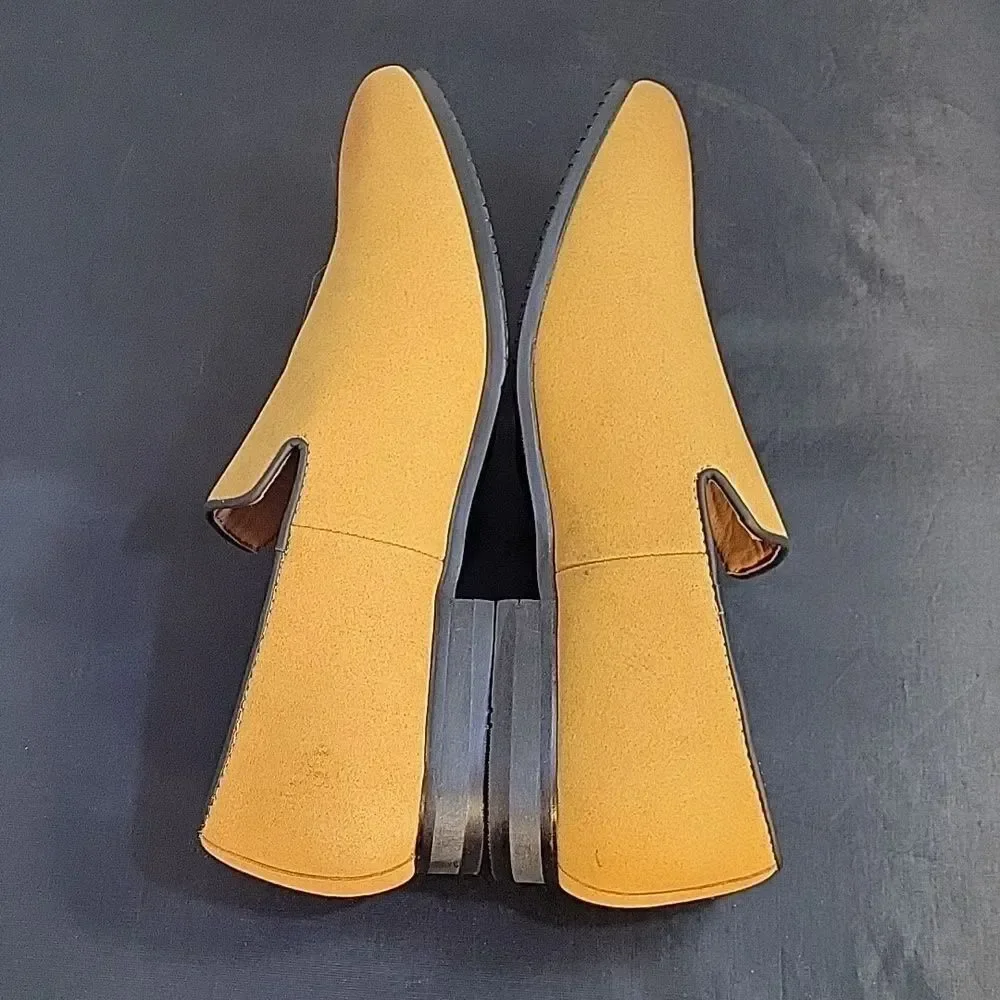 BRAND NEW MORE DAYS SUEDE ALMOND TOE SLIP-ON WOMEN